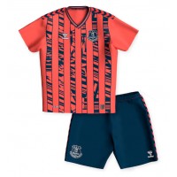 Billiga Everton Barnkläder Borta fotbollskläder till baby 2023-24 Kortärmad (+ Korta byxor)